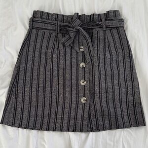 Striped Gray Skirt